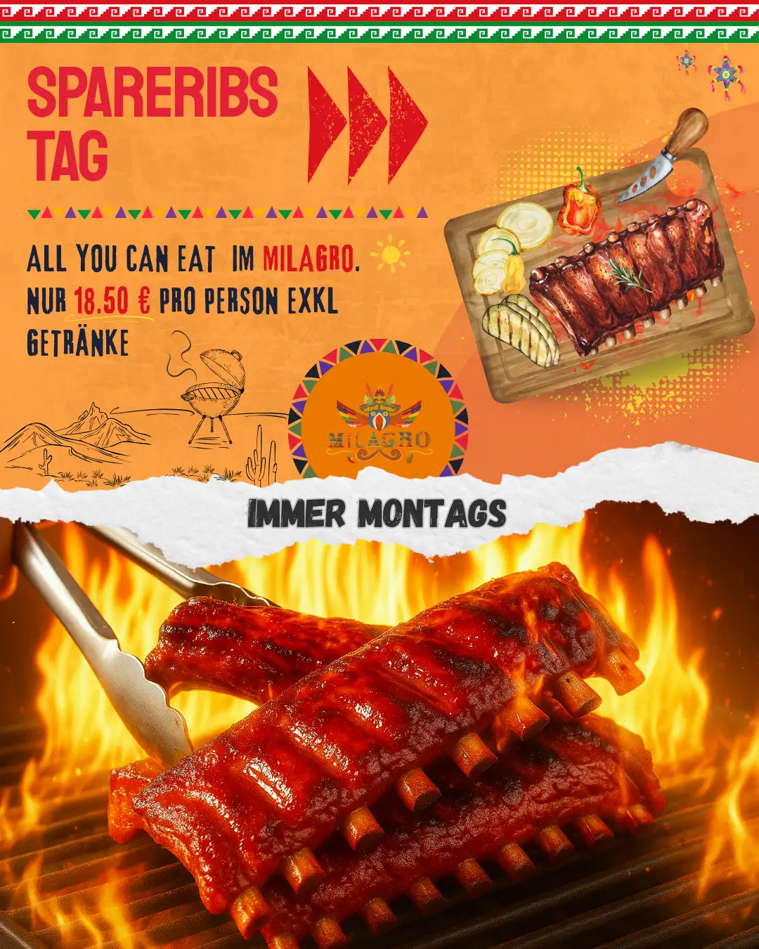 spare ribs monday poster